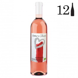 Carton 12 bouteilles, Rosé, Château des Boccards, Bio